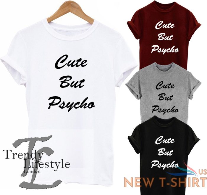 cute but psycho slogan print trendy halloween geek funny 100 cotton t shirt 0.jpg