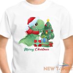 cute dinosaur christmas t shirt kids mens boys girls womens novelty xmas gift 0.jpg