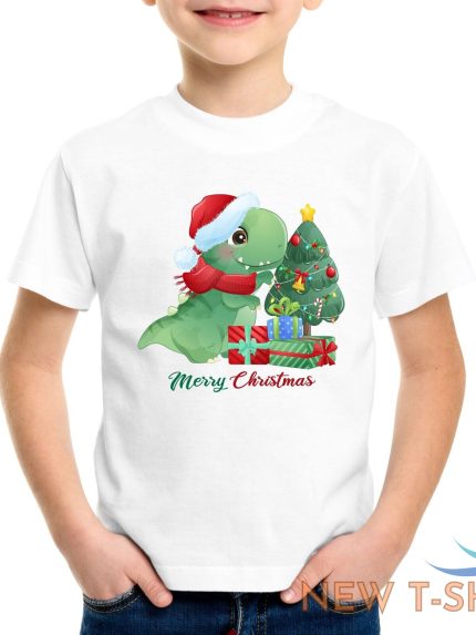 cute dinosaur christmas t shirt kids mens boys girls womens novelty xmas gift 1.jpg
