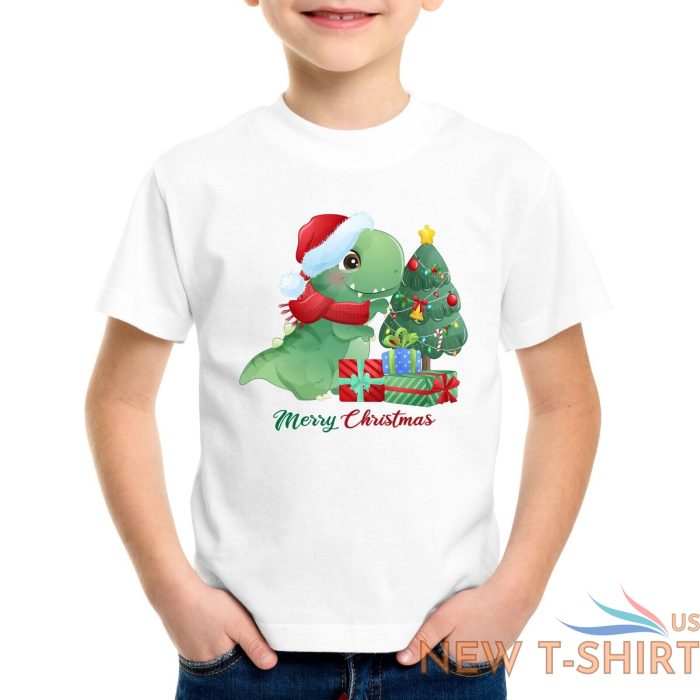 cute dinosaur christmas t shirt kids mens boys girls womens novelty xmas gift 1.jpg