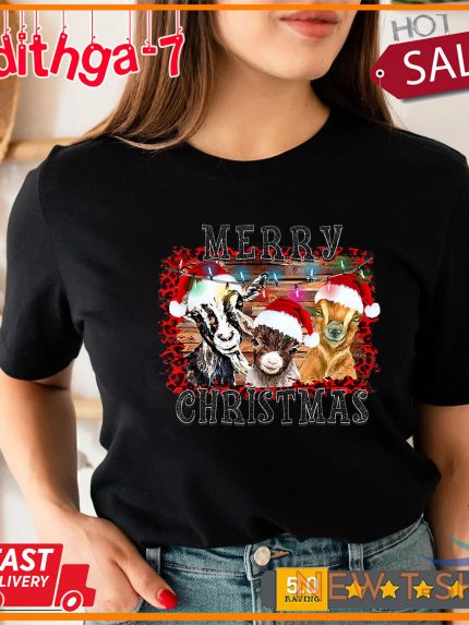 cute goats christmas lights funny farm animal christmas t shirt size s 4xl 0.jpg