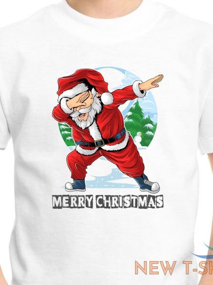 dabbing santa christmas t shirt kids mens boys girls womens novelty xmas gift 0.jpg