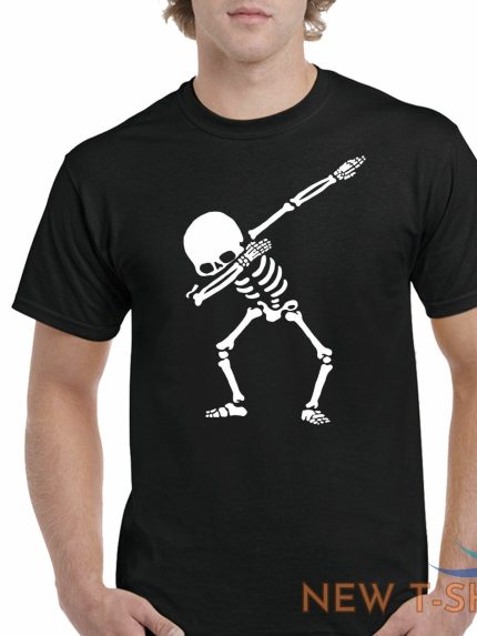 dabbing skeleton dab t shirt skull halloween party scary costume xmas top gift 0.jpg