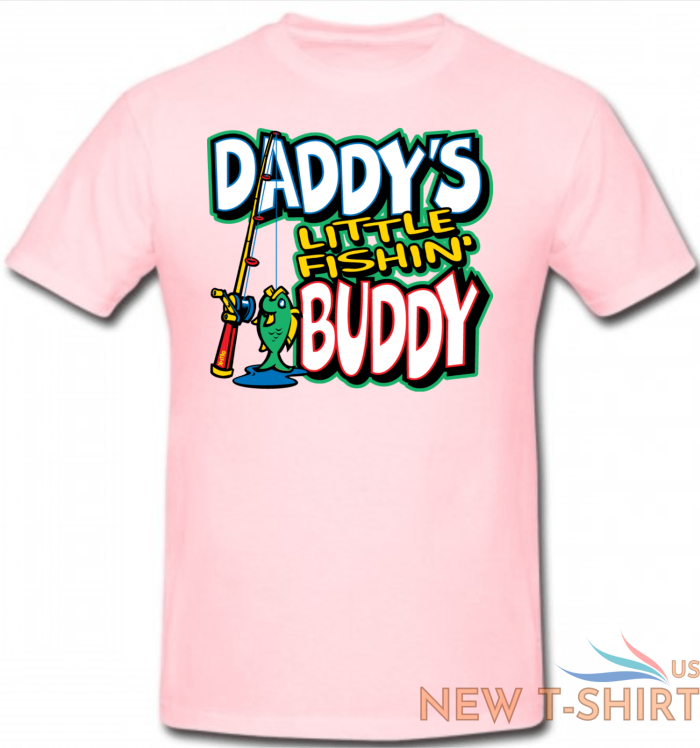 daddy s little fishing buddy t shirt fishing t shirt novelty tops funny tees 2.png