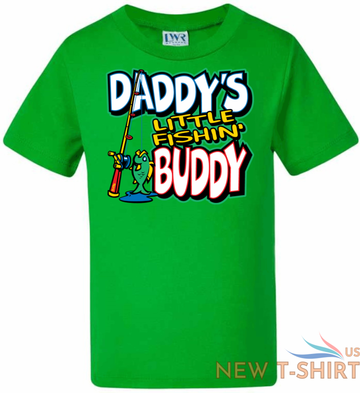 daddy s little fishing buddy t shirt fishing t shirt novelty tops funny tees 5.png
