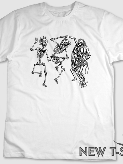 dancing skeleton halloween party funny skeletons t shirt top tee e009 0.png