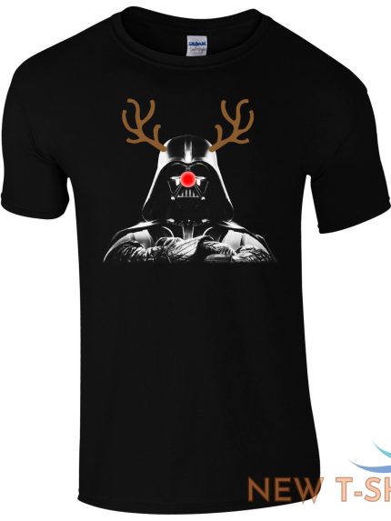 darth vader rudolph reindeer t shirt funny star wars christmas kids men gift top 1.jpg