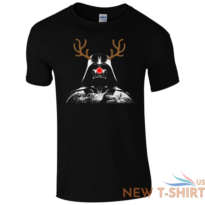 darth vader rudolph reindeer t shirt funny star wars christmas kids men gift top 1.jpg