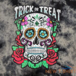 day of the dead shirt mens large cotton skull rose trick or treat halloween 3.jpg