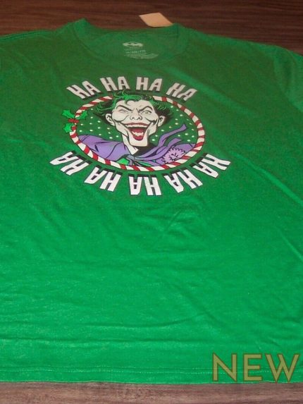 dc comics joker ha ha ha batman christmas t shirt mens 2xl xxl new w tag 1.jpg