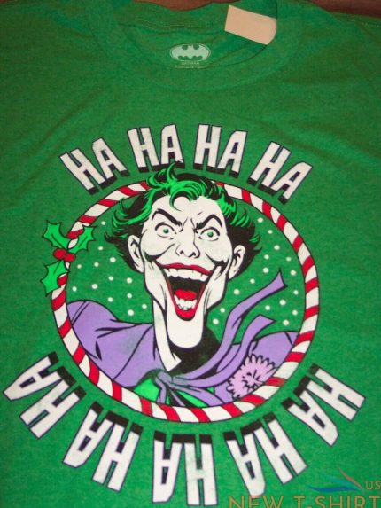 dc comics joker ha ha ha batman christmas t shirt mens 4xb 4xl new w tag 0.jpg