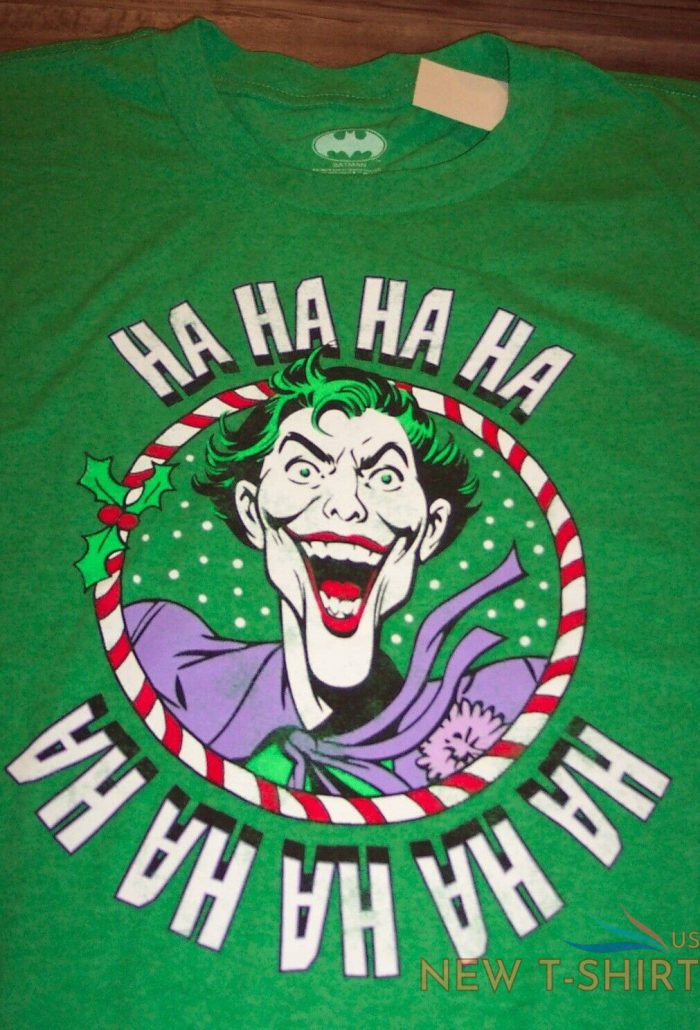 dc comics joker ha ha ha batman christmas t shirt mens 4xb 4xl new w tag 0.jpg