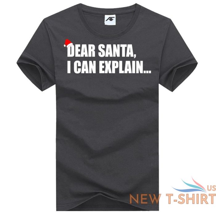 dear santa i can explain printed girls t shirt short sleeves xmas christmas tops 3.jpg