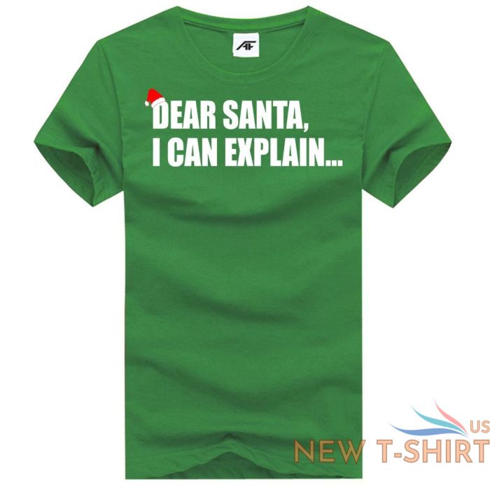 dear santa i can explain printed girls t shirt short sleeves xmas christmas tops 4.jpg