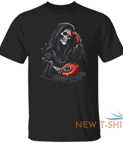 death and phone shirt funny skeleton phone unisex shirt funny halloween shirt 0.png