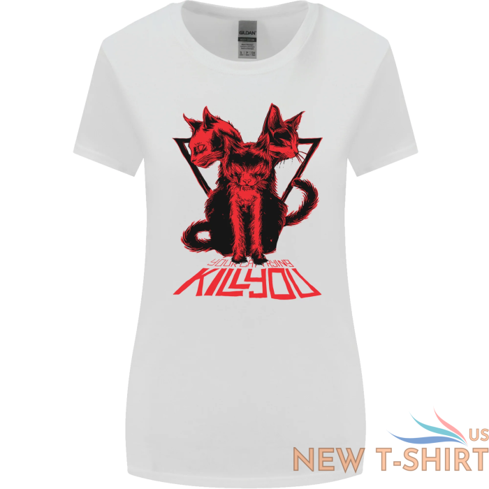 demonic cats halloween horror witch demons womens wider cut t shirt 1.png