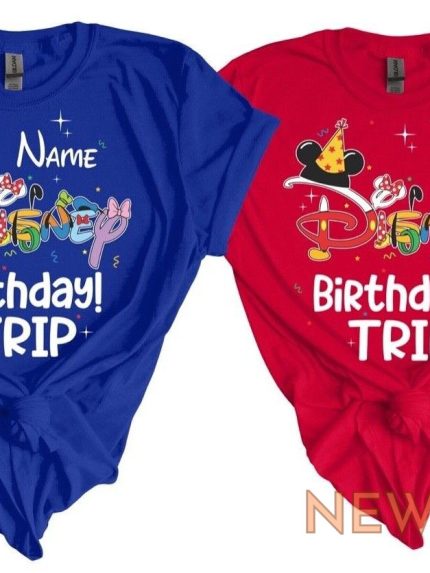 disney birthday trip 2023 family vacation disney t shirts all sizes colors 0.jpg