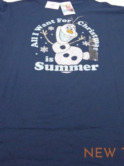 disney frozen olaf all want for christmas is summer large unisex t shirt new 1.jpg