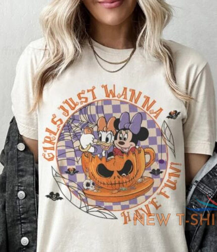 disney minnie daisy halloween shirt girls just wanna have sun unisex t shirt 0.jpg