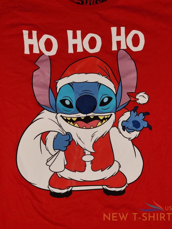 disney stitch christmas holiday santa graphic t shirt men s xl 6.jpg