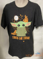 disney trick or treat the mandalorian grogu star wars halloween tee men s xl nwt 7.jpg