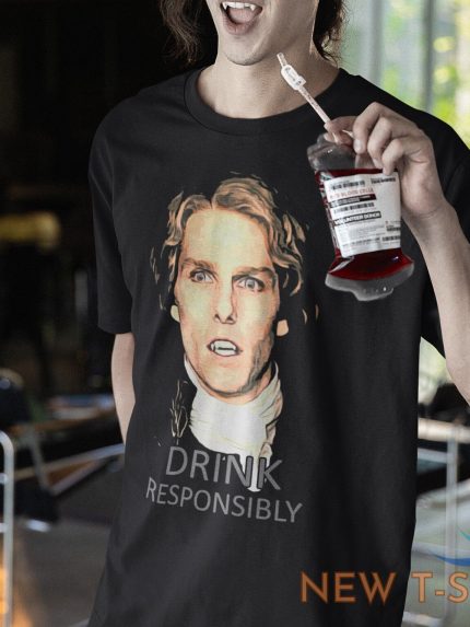 drink responsibly t shirt halloween shirt vampire shirt funny drinking shirt 0.jpg