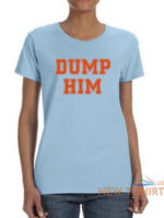 dump him shirt orange letters womens crop shirt blue 1.jpg
