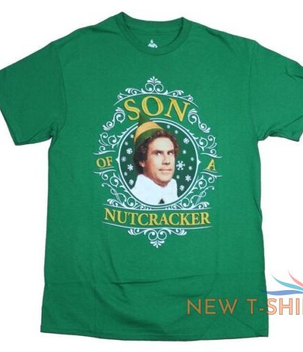 elf movie christmas son of a nutcracker elf ornate green shirt adult unisex 0.jpg