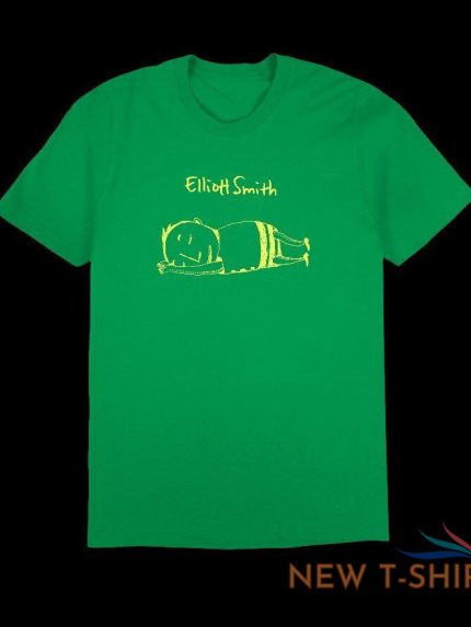 elliott smith album singer t shirt short sleeve cute green unisex s 5xl by322 0.jpg