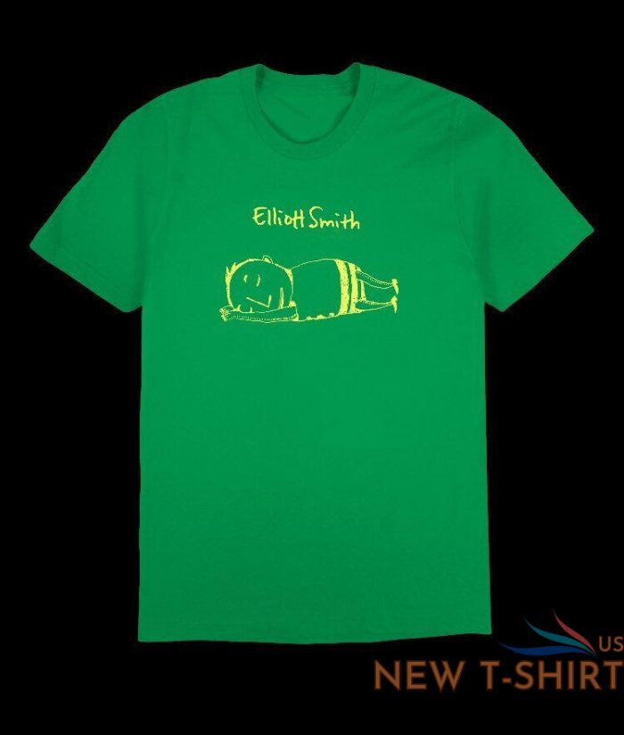 elliott smith album singer t shirt short sleeve cute green unisex s 5xl by322 0.jpg