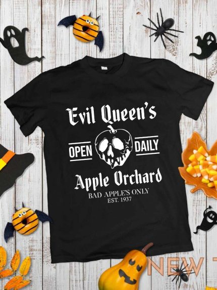 evil queen s apple orchard halloween t shirt tee 0.jpg