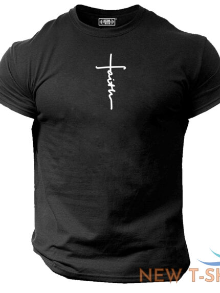 faith t shirt gym clothing bodybuilding training workout exercise boxing mma top 1.jpg