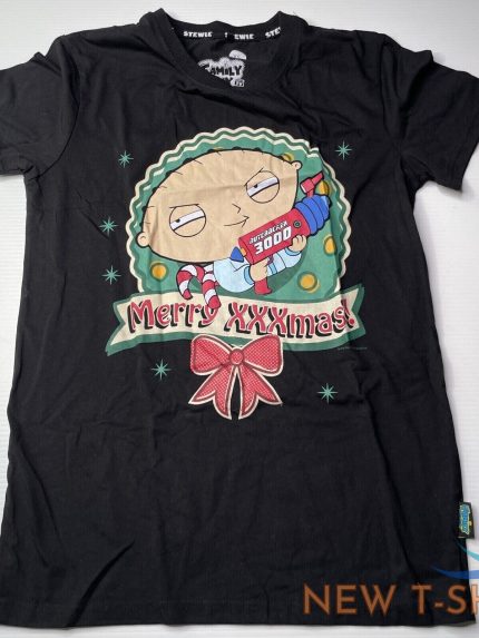 family guy stewie christmas graphic t shirt unisex size xs black casual style 0.jpg