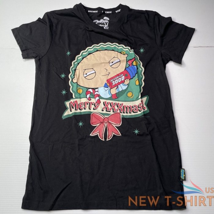 family guy stewie christmas graphic t shirt unisex size xs black casual style 0.jpg