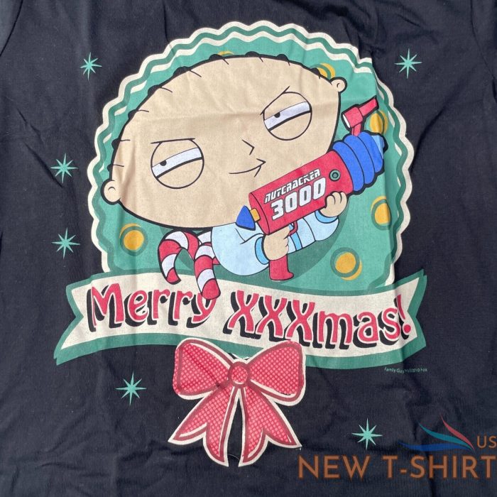 family guy stewie christmas graphic t shirt unisex size xs black casual style 1.jpg