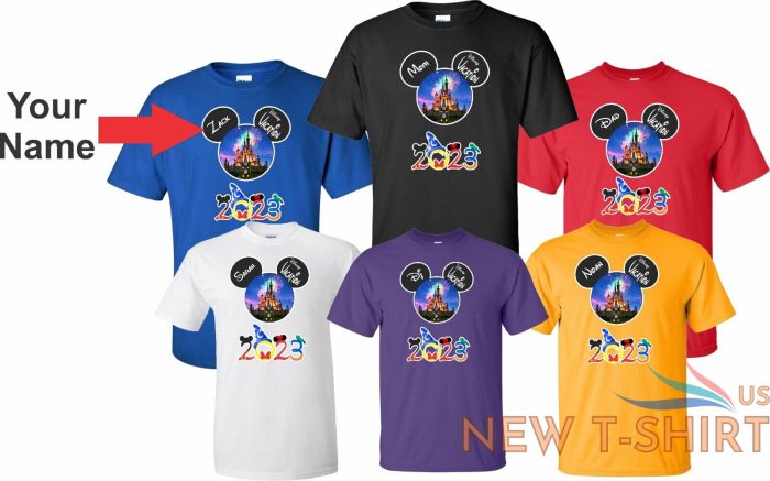 family vacation t shirt 2023 disney trip shirt personalized custom your own name 1.jpg