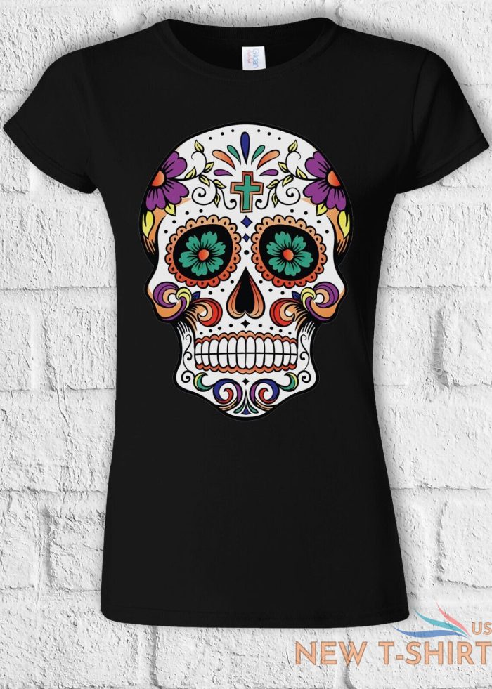 floral death mexican skull cool t shirt men women hoodie sweatshirt unisex 1081 2.jpg