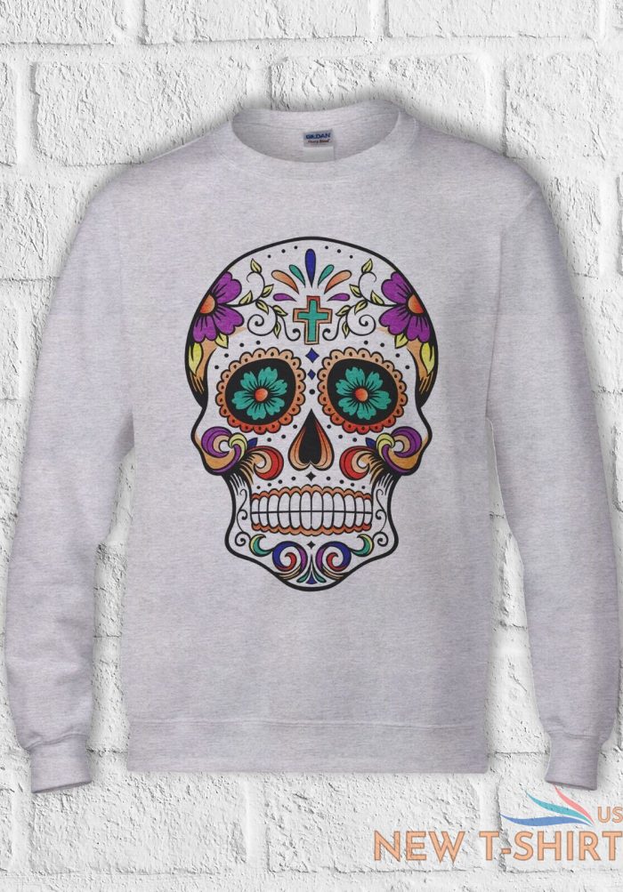 floral death mexican skull cool t shirt men women hoodie sweatshirt unisex 1081 8.jpg