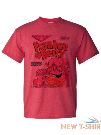 frankenberry tshirt heather red monster cereal boo berry chocula retro style tee 1.jpg