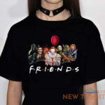 friends halloween horror on scooby doo freddy krueger jason michael myers tshirt 4.jpg