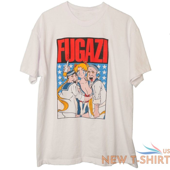 fugazi tee sailor moon anime shoegaze shore leave grunge punk rock band size 0.jpg