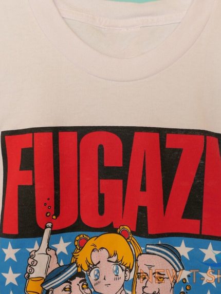 fugazi tee sailor moon anime shoegaze shore leave grunge punk rock band size 1.jpg