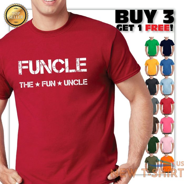 funcle the fun uncle vintage funny sarcastic christmas party gift humor t shirt 0.jpg