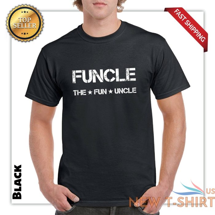 funcle the fun uncle vintage funny sarcastic christmas party gift humor t shirt 1.jpg