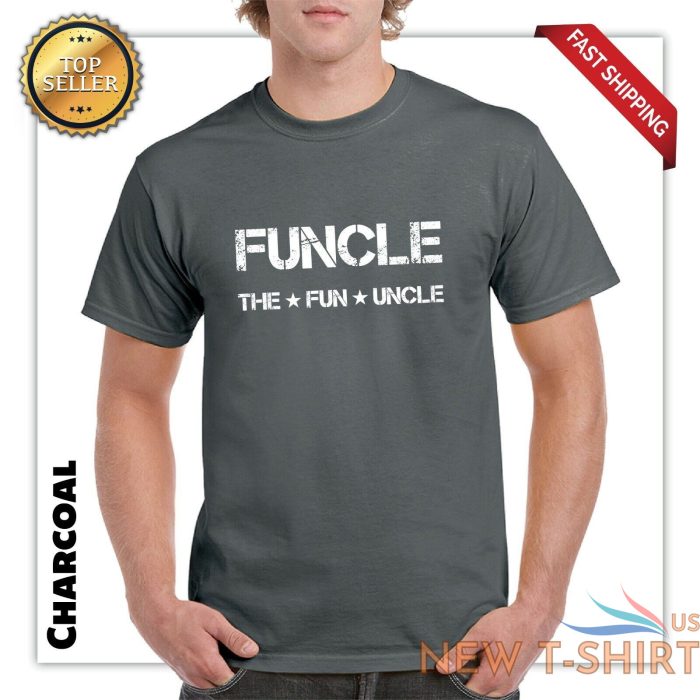funcle the fun uncle vintage funny sarcastic christmas party gift humor t shirt 2.jpg