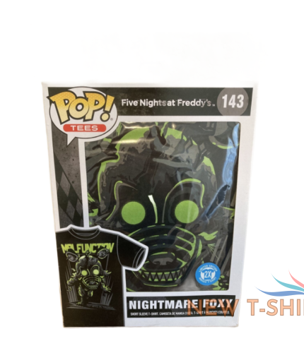 funko pop tees 143 nightmare foxy five nights at freddys t shirt pick size 0.png