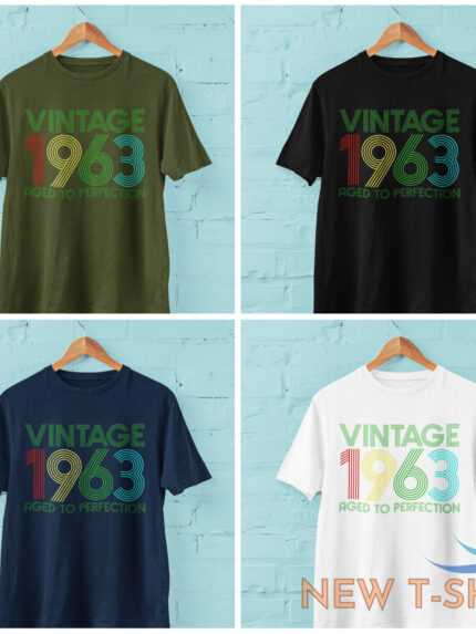funny 60th birthday t shirt vintage 1963 aged to perfection novelty gift idea 1.jpg