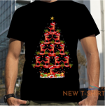 funny dinosaur xmas lighting allosaurus merry christmas tshirt men 0.png