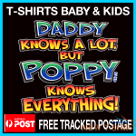 funny kids t shirts baby boys girls novelty tee tops daddy knows a lot poppy 0.png