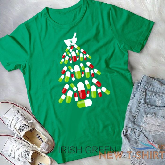 funny pharmacy christmas tree shirts pharmacist christmas unisex t shirt 1.jpg